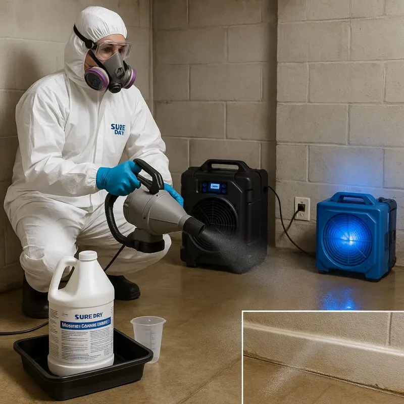 Sanitization and Odor Removal process in Foresthill, CA